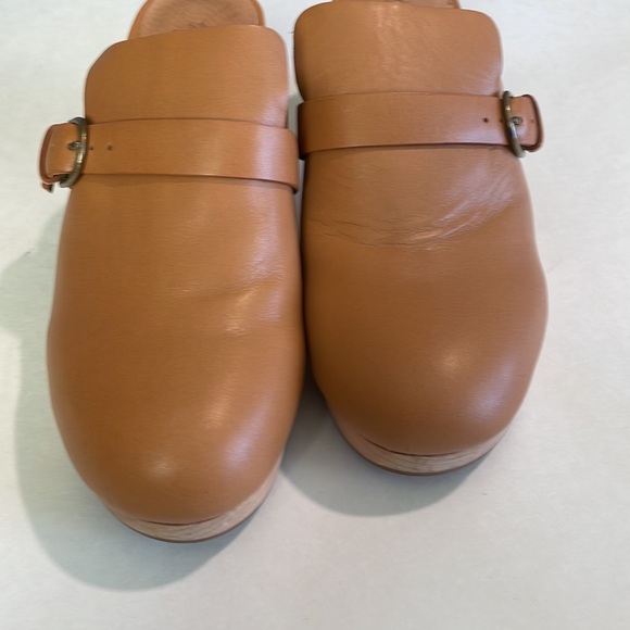 Madewell Monique Buckle Strap Leather Clog Sz 8.5 - Picture 9 of 14